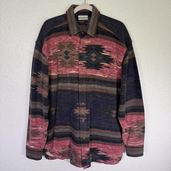 Coldwater Creek Tops - Coldwater Creek Top Womens Small Oversize Southwest Aztec Western Boho Vintage